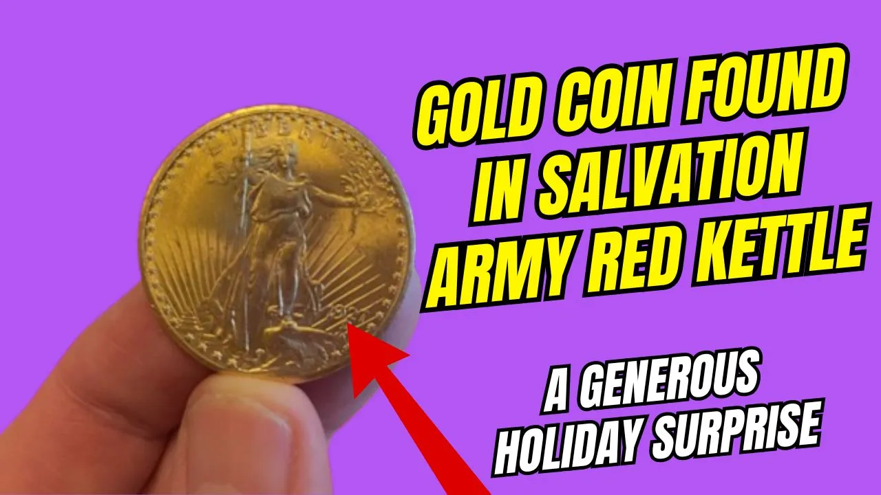 Gold Coin Found in Salvation Army Red Kettle